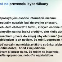 7 zasad prevencie kybersikany
