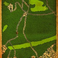 Ilustrovaná 3D mapa rekreačnej zóny