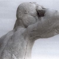 Blurred body, 1998 plastic concrete, height 200 cm