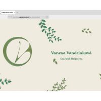 Vanesa Vandriaková vizuál webu