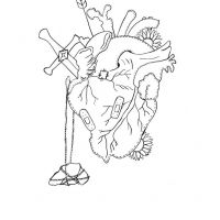 Ilustracia k citatu, kresba tusom